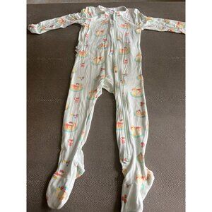 Angel Dear Waffles And Pancakes Ruffle Bamboo Pajamas 18/24 VGUC